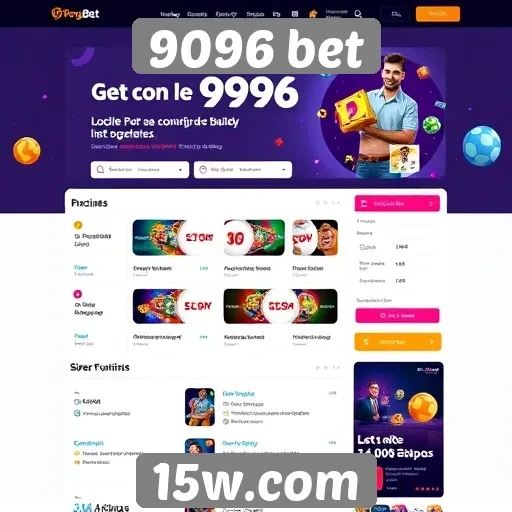 Acessibilidade e design do site 9096 bet